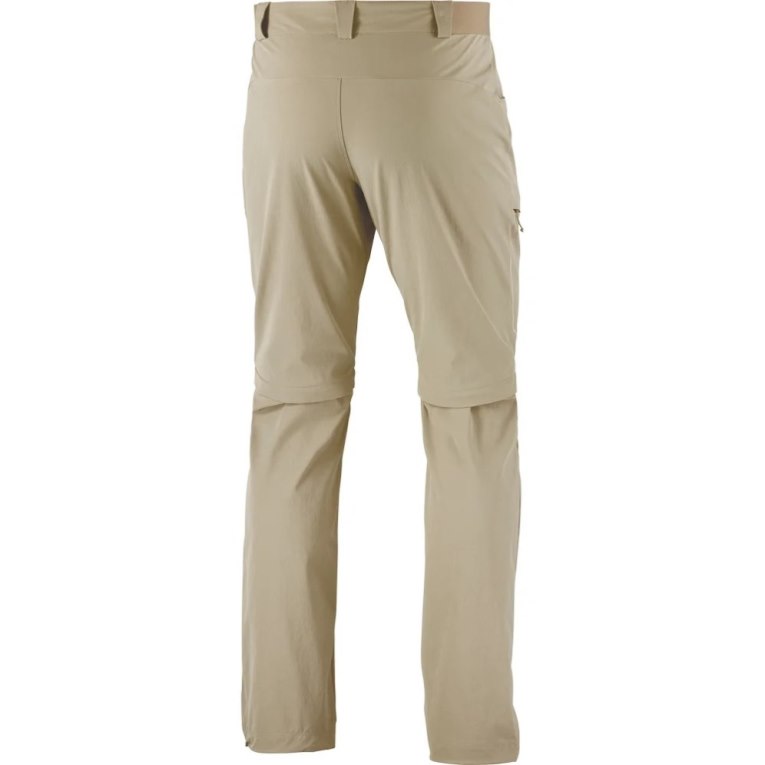 Pantalones Deportivos Salomon Wayfarer Zip Off Hombre Kaki | MX CVTS382